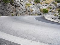 Scenic Road in Spain: Low Coastal Mountains and Breathtaking Views