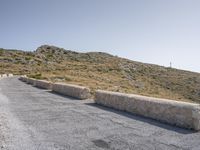 Scenic Road in Spain Mallorca Coastal Landscape 004