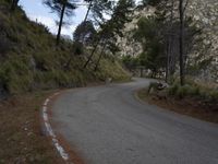 Scenic Road in Spain with Mountainous Landscape