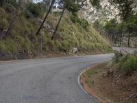 Scenic Road in Spain with Mountainous Landscape