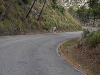 Scenic Road in Spain with Mountainous Landscape
