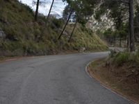 Scenic Road in Spain with Mountainous Landscape