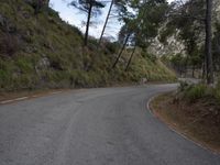Scenic Road in Spain with Mountainous Landscape