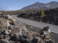 Scenic Road in Tenerife, Spain