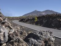 Scenic Road in Tenerife, Spain