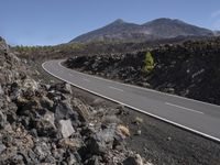 Scenic Road in Tenerife, Spain