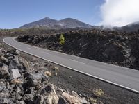 Scenic Road in Tenerife, Spain