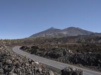 Scenic Road in Tenerife, Spain