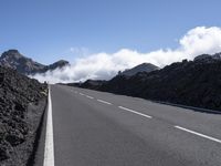 Scenic Road in Tenerife Mountains Volcano 003