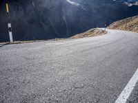 Scenic Road Through European Mountains