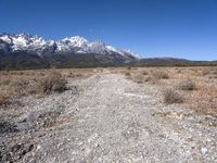 Scenic Road through Lijiang's Highland Landscape in Yunnan, China