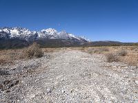 Scenic Road through Lijiang's Highland Landscape in Yunnan, China