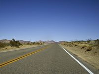Scenic Road Trip through California: Asphalt and Desert