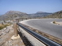 Scenic Road Trip in Mallorca, Spain - Beautiful Coastal Landscape with Mountains