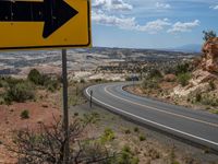 Scenic Road in the USA: A Day with Nature and Clouds