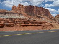 A Scenic Road in the USA: Stunning Landscapes and Clouds