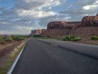 Scenic Road in Utah at Dawn