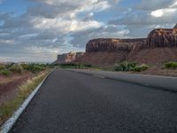 Scenic Road in Utah at Dawn