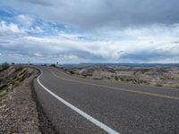 Scenic Road in Utah: Beautiful Cloud Formations in the American Landscape