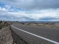 Scenic Road in Utah: Beautiful Cloud Formations in the American Landscape