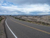 Scenic Road in Utah: Beautiful Cloud Formations in the American Landscape