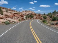 Scenic Road in Utah: Clouds and Nature