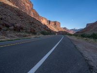 Scenic Road in Utah: Colorado River and Canyon Landscape