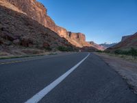 Scenic Road in Utah: Colorado River and Canyon Landscape