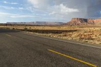 Scenic Road in Utah Desert Mountain 002