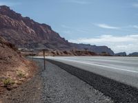 Scenic Road in Utah: Nature and Clouds