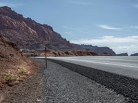 Scenic Road in Utah: Nature and Clouds