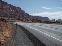 Scenic Road in Utah: Nature and Clouds