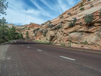 Scenic Road in Utah's Zion National Park