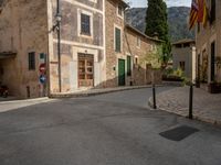 Scenic Road in a Village in Mallorca, Spain