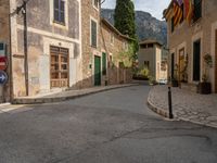 Scenic Road in a Village in Mallorca, Spain