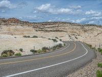 Scenic Rural Road in Utah's Stunning Landscape