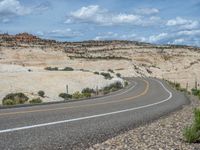 Scenic Rural Road in Utah's Stunning Landscape