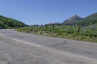 Scenic Slate River Road in Crested Butte, Colorado