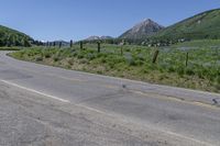 Scenic Slate River Road in Crested Butte, Colorado