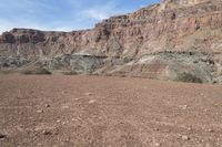 a trail cuts through the canyons of the grand canyon in the united states'southwest