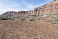 a trail cuts through the canyons of the grand canyon in the united states'southwest