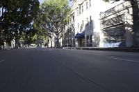 Scenic Urban Neighborhood in Los Angeles, California, USA