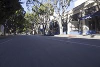 Scenic Urban Neighborhood in Los Angeles, California, USA