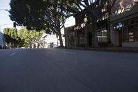 Scenic Urban Neighborhood in Los Angeles, California, USA