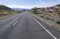 Scenic Utah Highway: Low Desert and Breathtaking Views