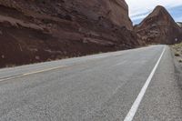 Scenic Utah Highway: Embracing the Majestic Mountain Landforms