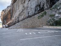 Scenic View of Asphalt Road in Mallorca, Spain