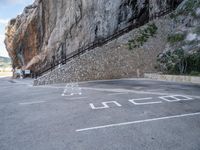 Scenic View of Asphalt Road in Mallorca, Spain