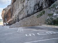 Scenic View of Asphalt Road in Mallorca, Spain