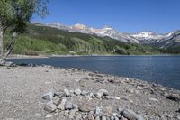 Scenic View of Colorado Landscape with Mountains and Water